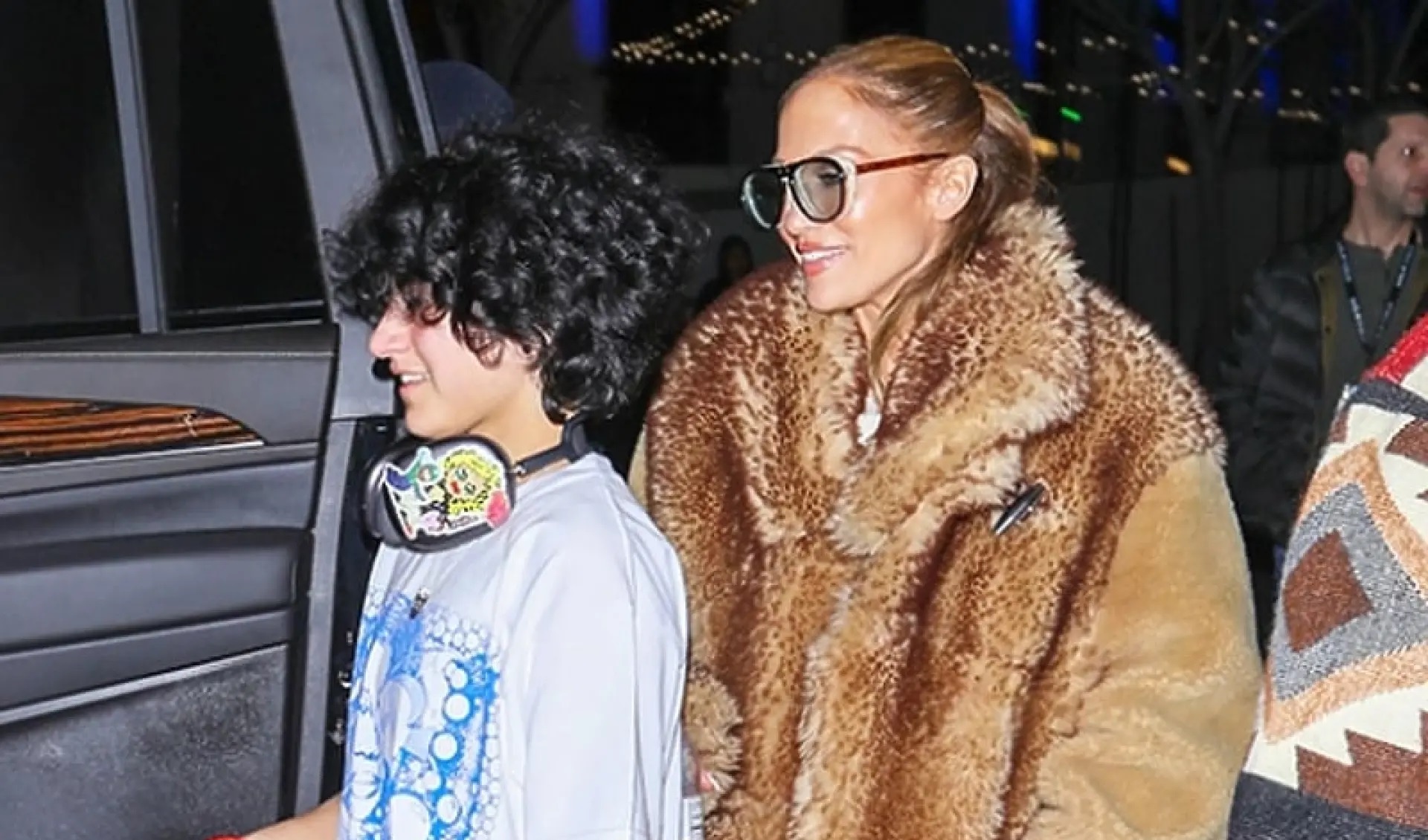 Jennifer Lopez and her daughter Emme attended a concert Jennifer Lopez and her daughter Emme attended a concert
