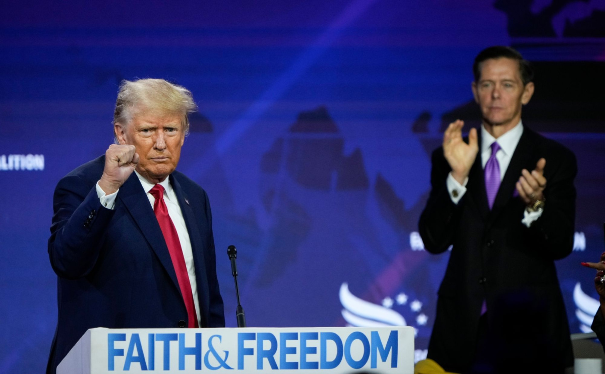 Trump dominated the audience at the annual gathering of religious conservatives