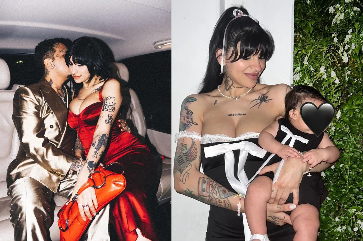 Inti the daughter of Cazzu and Christian Nodal dazzles on her first Christmas - Gossibox.com