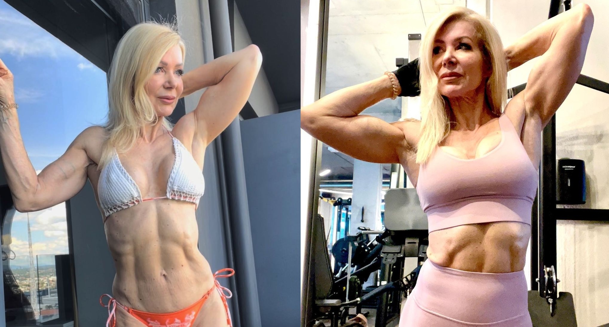 Fitness grandmother surprises and falls in love with her 64 years