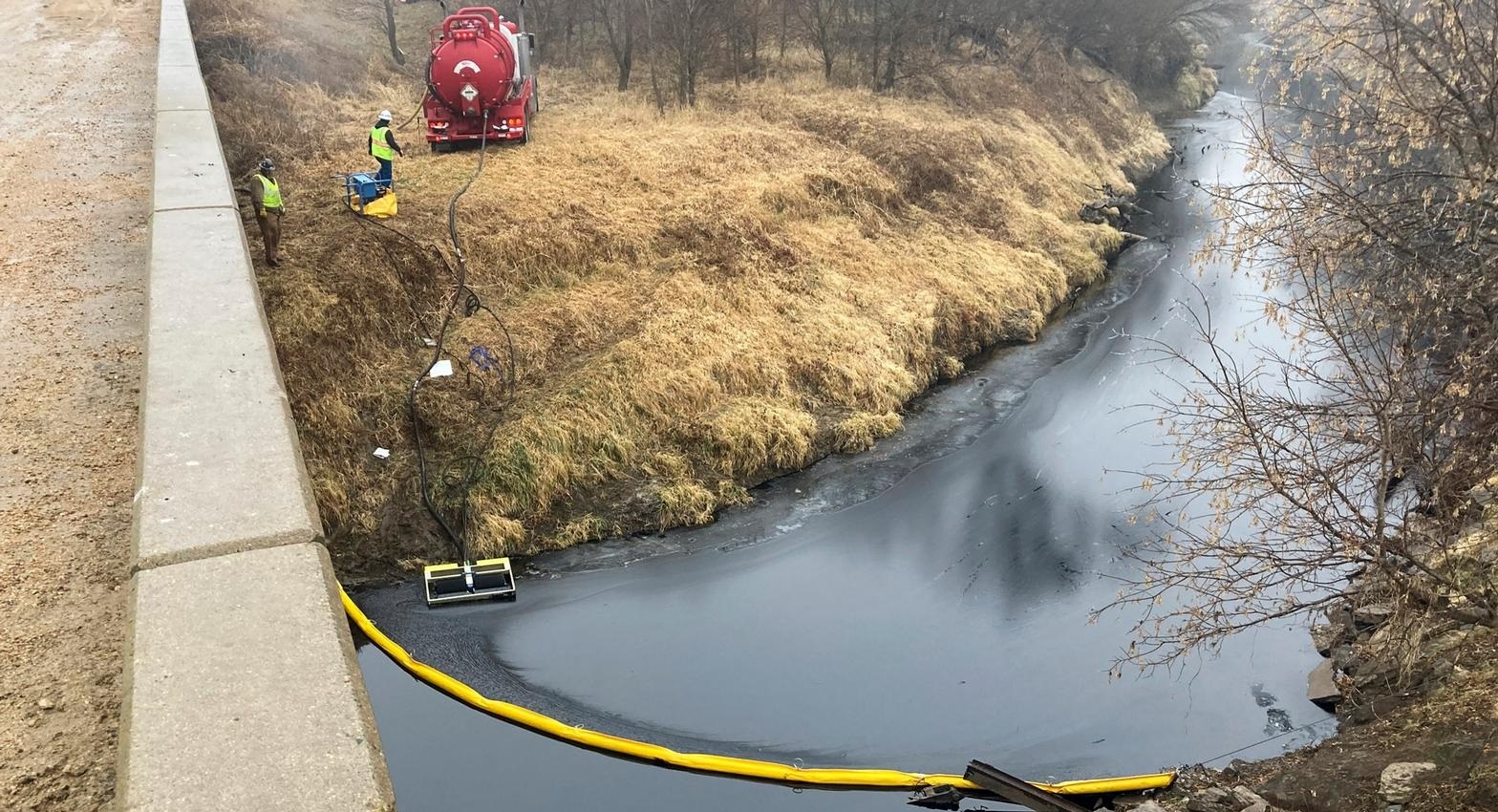 A leak in the Keystone pipeline causes a huge oil spill in Kansas