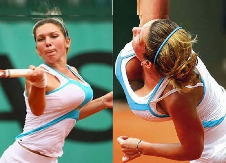 Simona Halep 34DD breasts