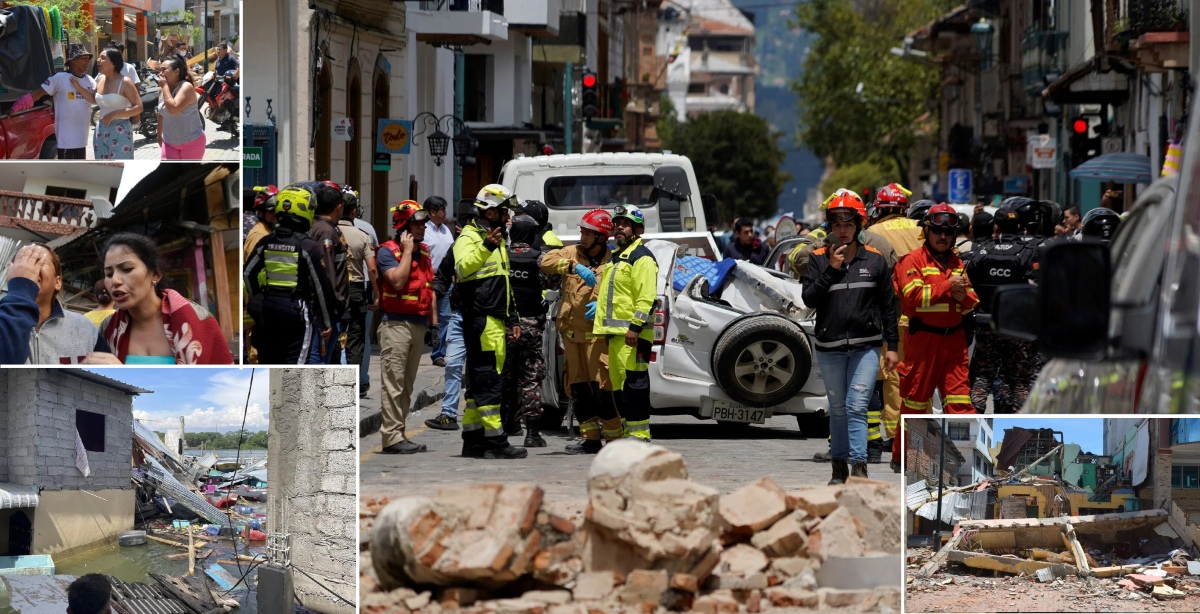 Earthquake in Ecuador at least 14 dead and 380 injured