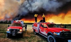 How big are the fires that are hitting Canada and filling New York with smoke