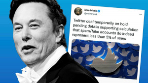 Elon Musk Warning: purchase deal will be canceled if fake-spam account details not provided.