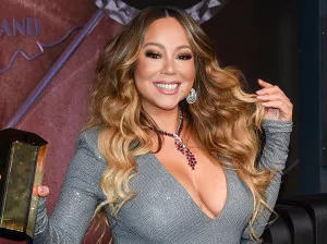Mariah Carey brought her Christmas cheer to the White House