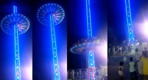 VIDEO: Mechanical game in India collapses dramatically and leaves several injured